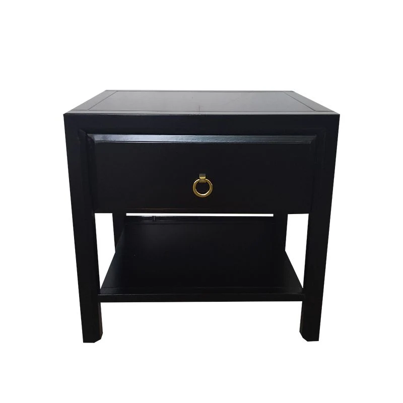 Traditional Nightstand Stevig Wood Accent Table Nightstand Drawer 21l