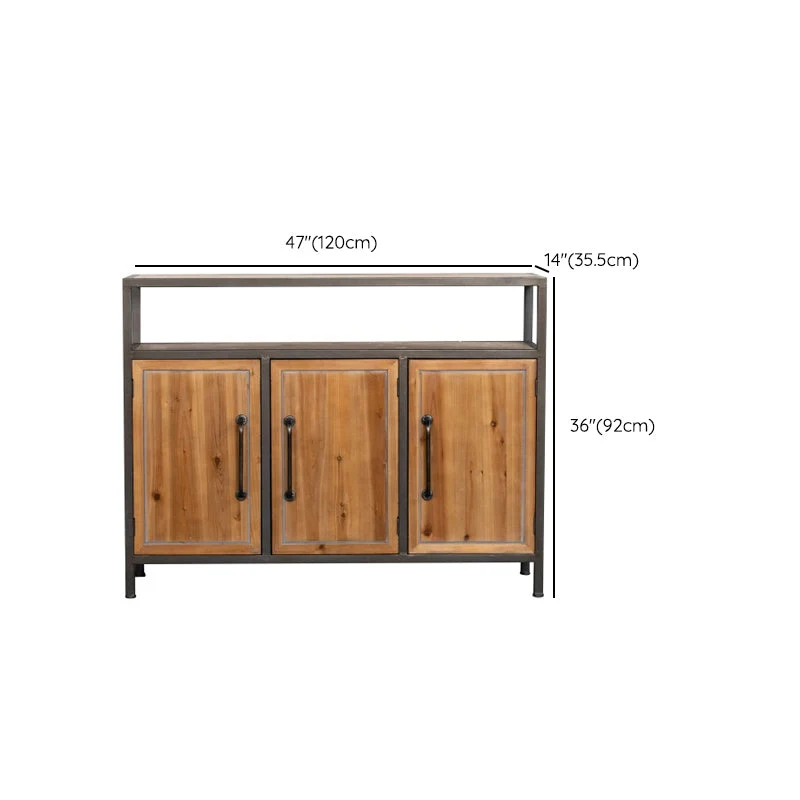 Traditional Solid Wood Display Cabinet Cappuccino Dining Room 18l