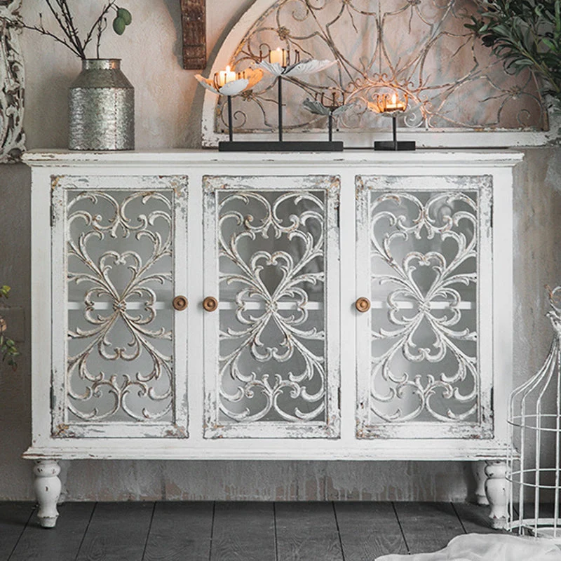 Traditional Solid Wood Display Stand Glaswerk Doors Hutch Cabinet Doors Https