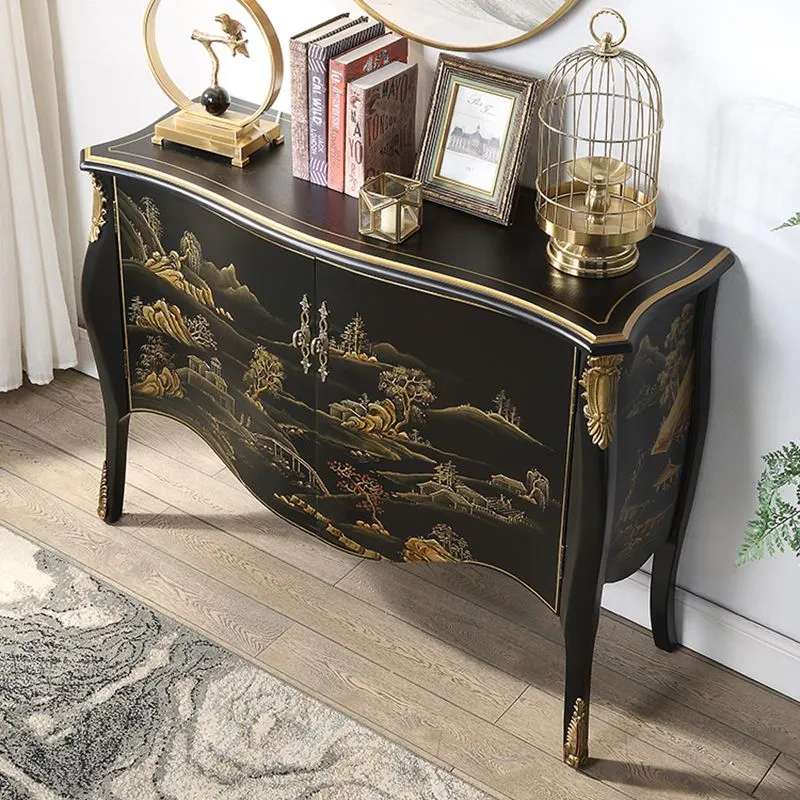 Traditional Storage Chest Dresser Bedroom Stevig Wood Storage Chest Drawers Black