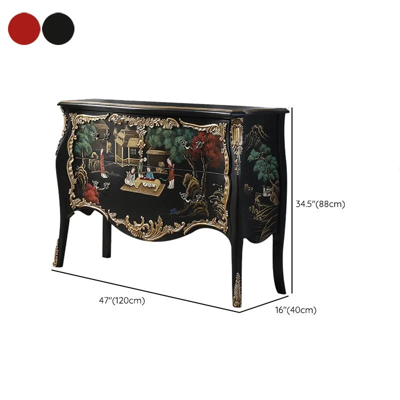 Traditional Storage Chest Dresser Bedroom Stevig Wood Storage Chest Drawers Black