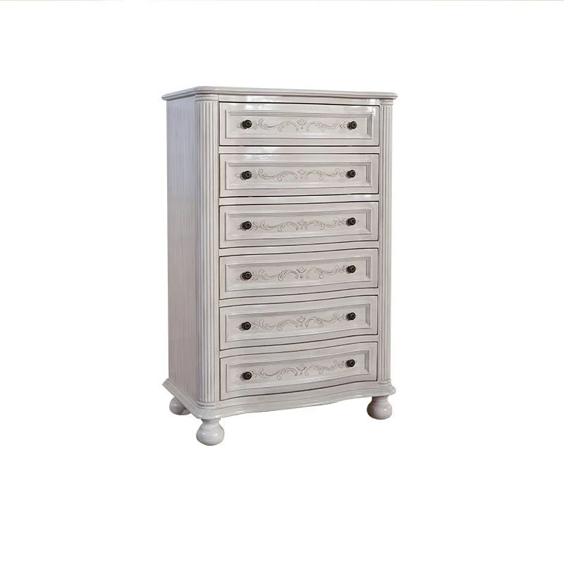 Traditional Storage Dresser hout Chest Dresser Drawers White