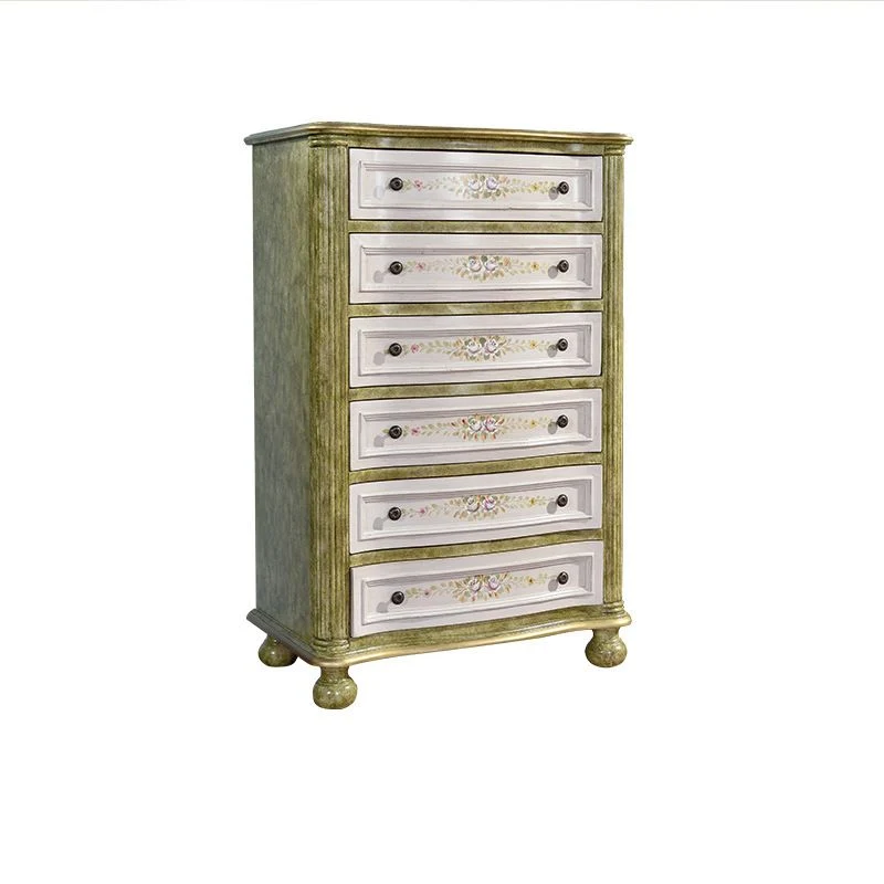 Traditional Storage Dresser Natuurhout Chest Dresser Drawers White
