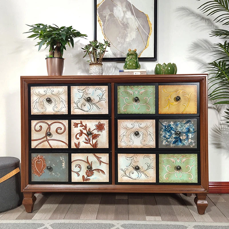 Traditional Style Dresser Solid Wood Storage Chest Meervoudig Drawers 24l