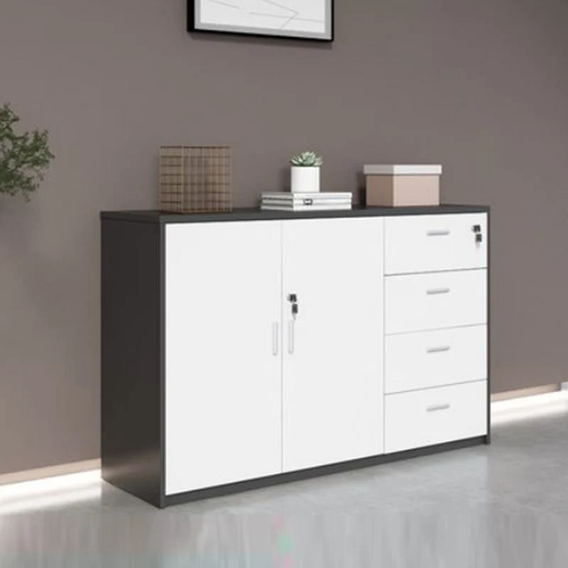 Traditional Wood Cabinet Locking Drawers and Storage File Cabinet Wood