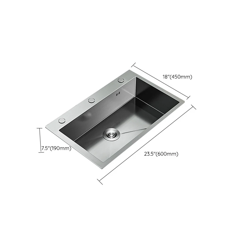 Traditioneel Style Kitchen Sink Stainless Steel 3 Holes Kitchen Sink Drain Strainer Kit 23
