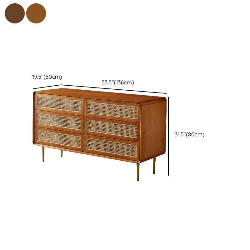 Uni Wood Storage Chest Dresser Glam Storage Chest Drawers 31l