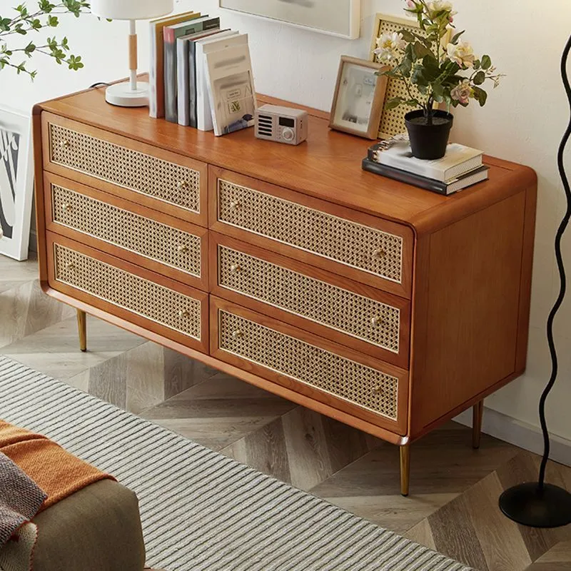 Uni Wood Storage Chest Dresser Glam Storage Chest Drawers 31l