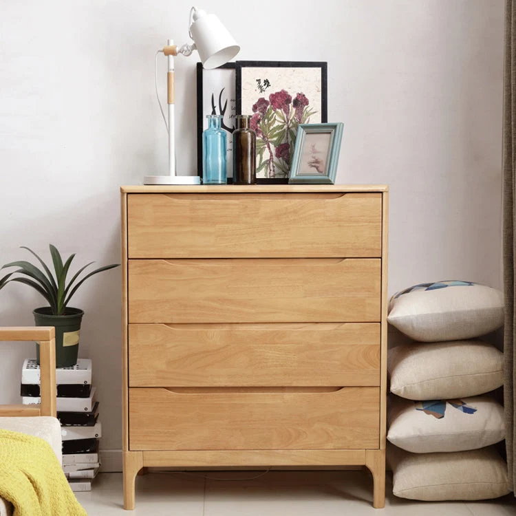 Uni Wood Storage Chest Dresser Modern Storage Chest Drawers Bedroom Natural