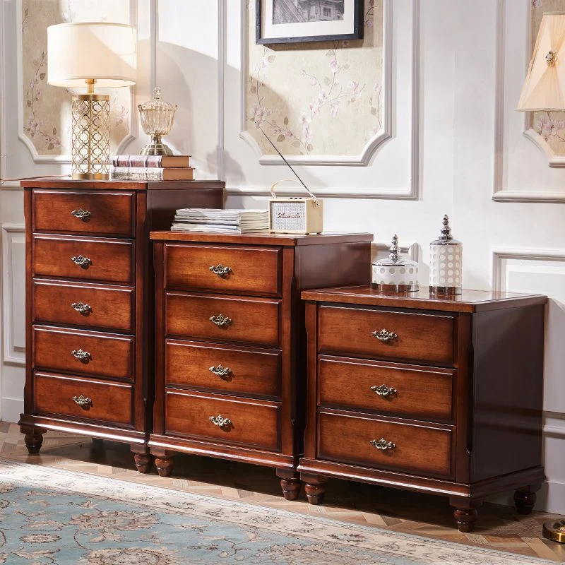 Vertical Elastisch Wood Bedroom Storage Chest Traditional Chest Drawers Brown