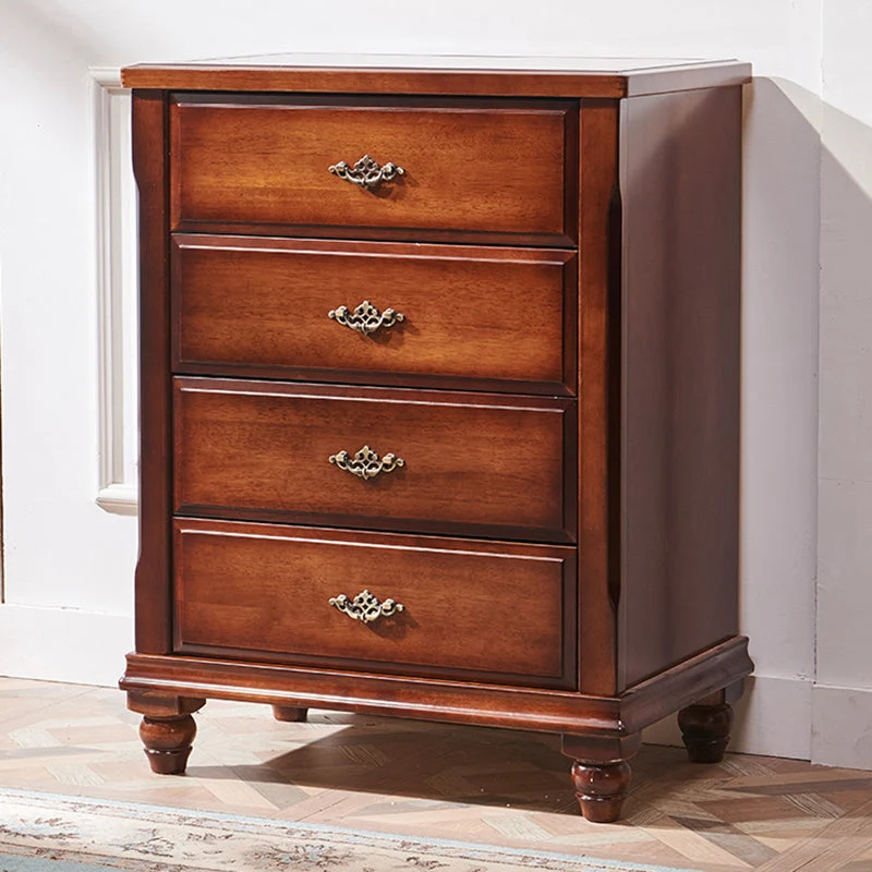 Vertical Elastisch Wood Bedroom Storage Chest Traditional Chest Drawers Brown