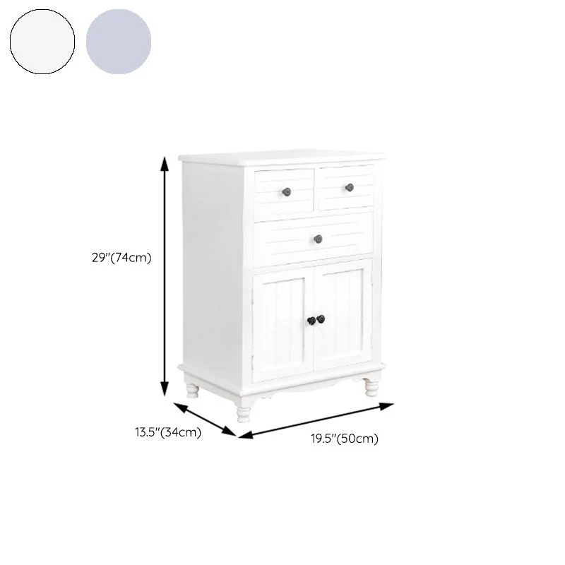 Vertical Nautical Uni Wood Storage Chest Bedroom Chest Drawers 20l