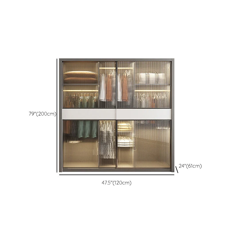 White Storage Cabinet Glazen Doors Contemporary Sliding Door Cabinet Drawer 47