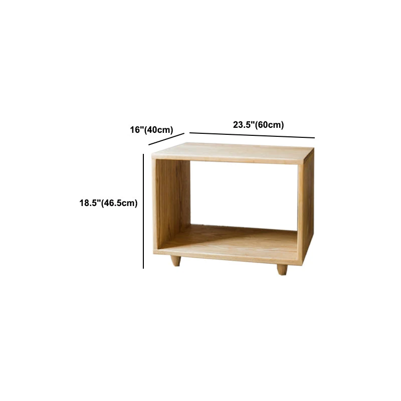 Wooden Night Table Modern Eenkleurig Wood Nightstand Lower Shelf Https