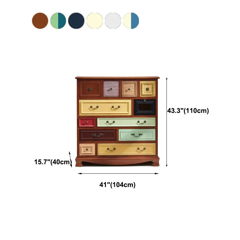 Wooden Storage Chest Dresser Klassiek Style Bedroom Storage Chest Drawers 34l