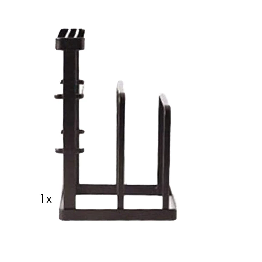 Keuken Organizer - Messenhouder - 20,9 cm x 14 cm - Zwart