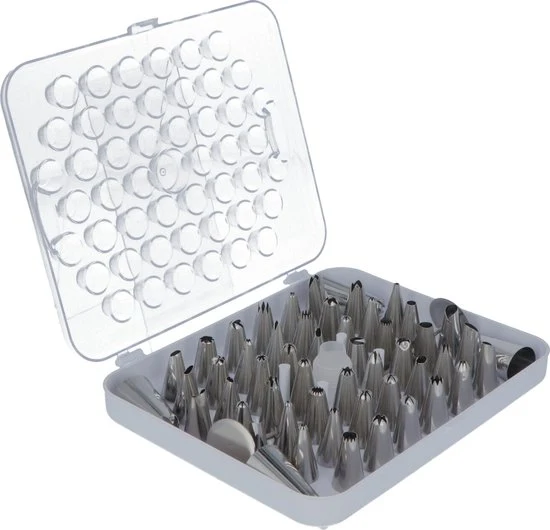 Kleine Spuitmondjes Set 55-delig – Voor Spuitzak – Taart & Cupcake Decoratie
