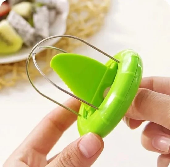 Sasemy® - Kiwisnijder - Kiwimes - 2 1 snijder - Fruit gereedschap - Fruit - Kiwi - Handige kiwischiller - Kiwischiller - E...