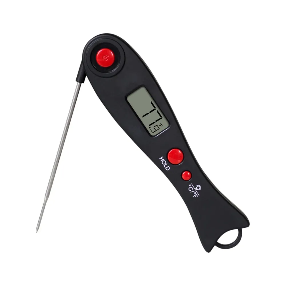 Vleesthermometer Digitaal Keuken - Zwart - BBQ Thermometer - Kookthermometer - Kernthermometer - Ideaal voor Bakken, Brade...