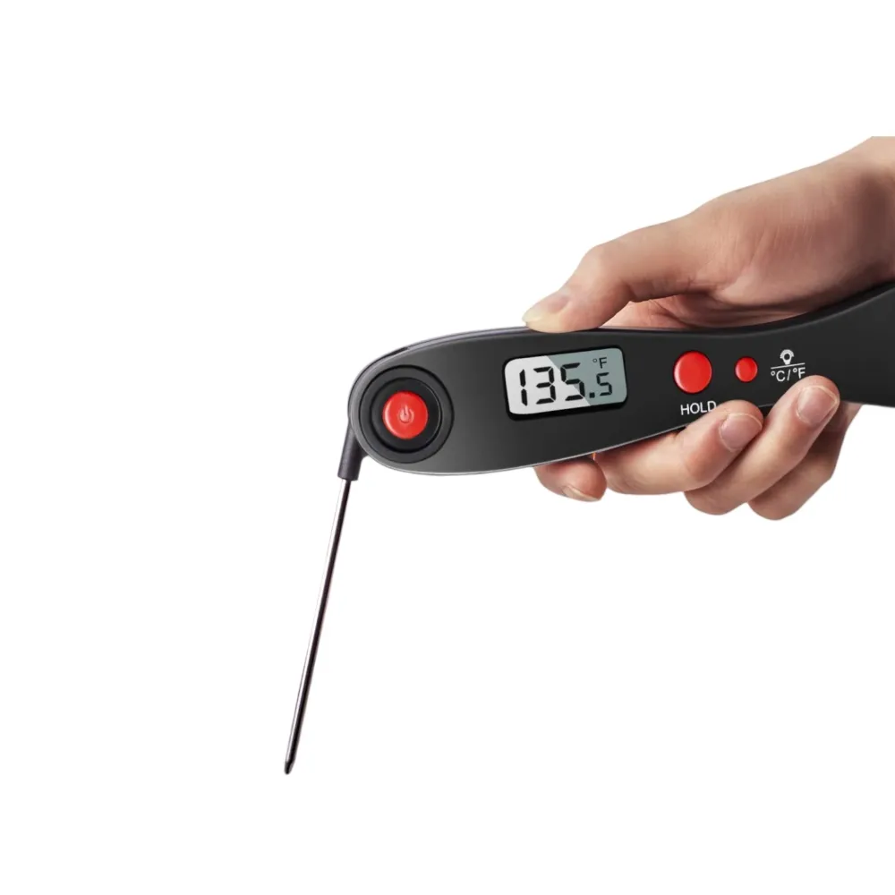 Vleesthermometer Digitaal Keuken - Zwart - BBQ Thermometer - Kookthermometer - Kernthermometer - Ideaal voor Bakken, Brade...