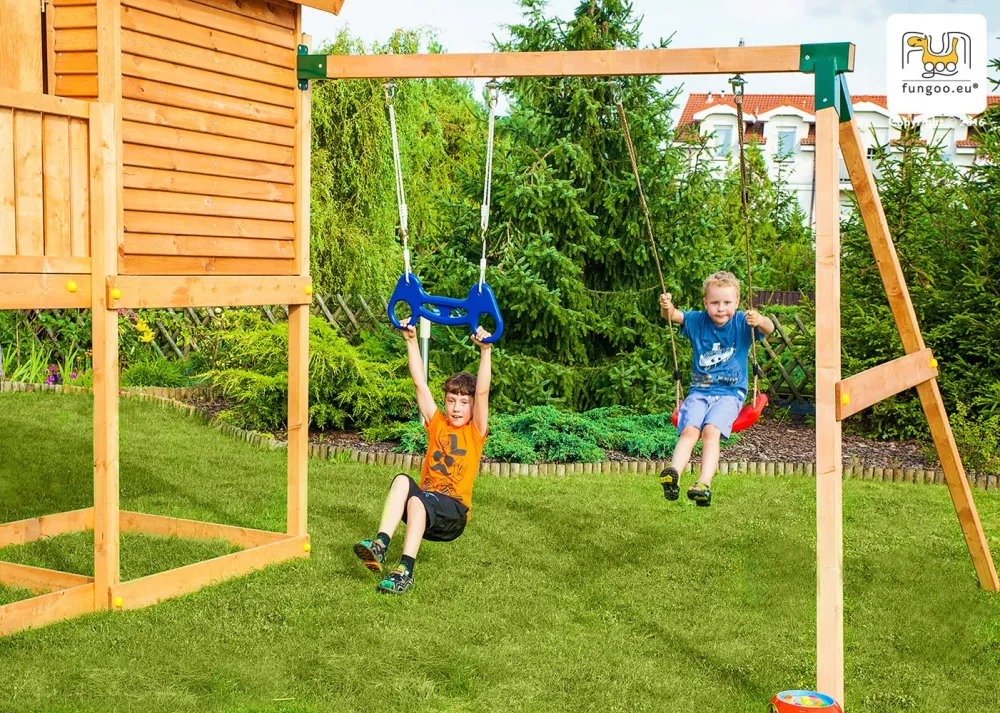 Giant Beach children's park Teak color overig large house