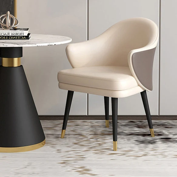 Hedendaags Style Sintered Stone White Dining Room Set Round Table Formal Dining Table Furniture 23