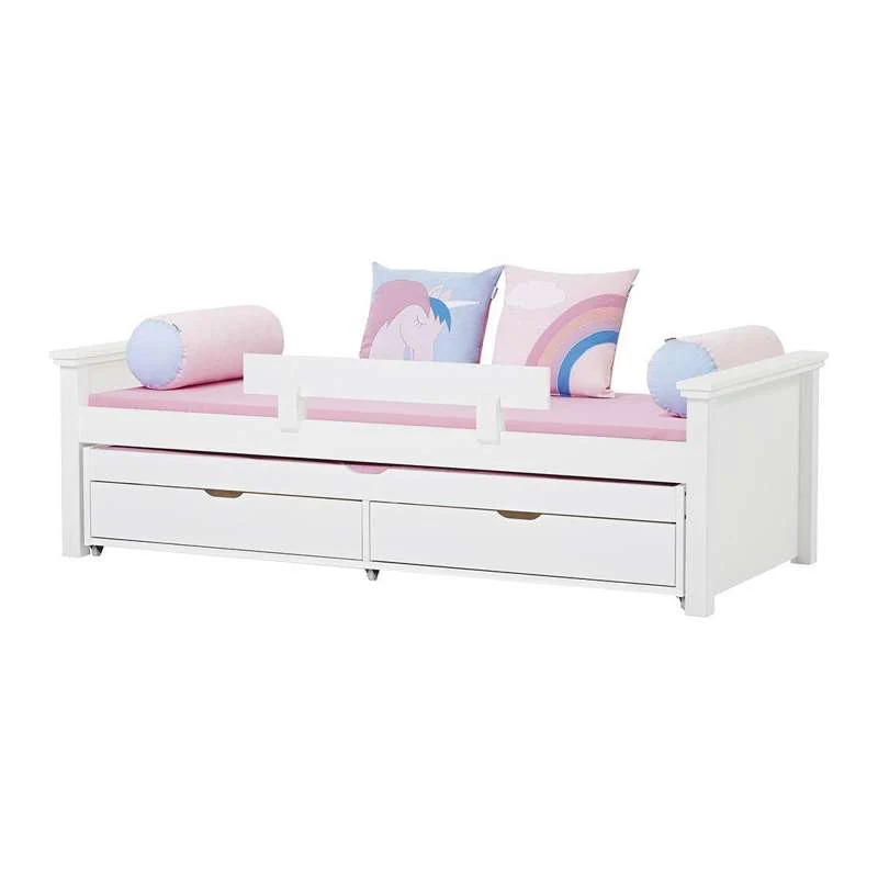 Hoppekids MAJA EXCLUSIEF - Juniorseng - 2 Mellem Gavle - 90x200cm - Hvid