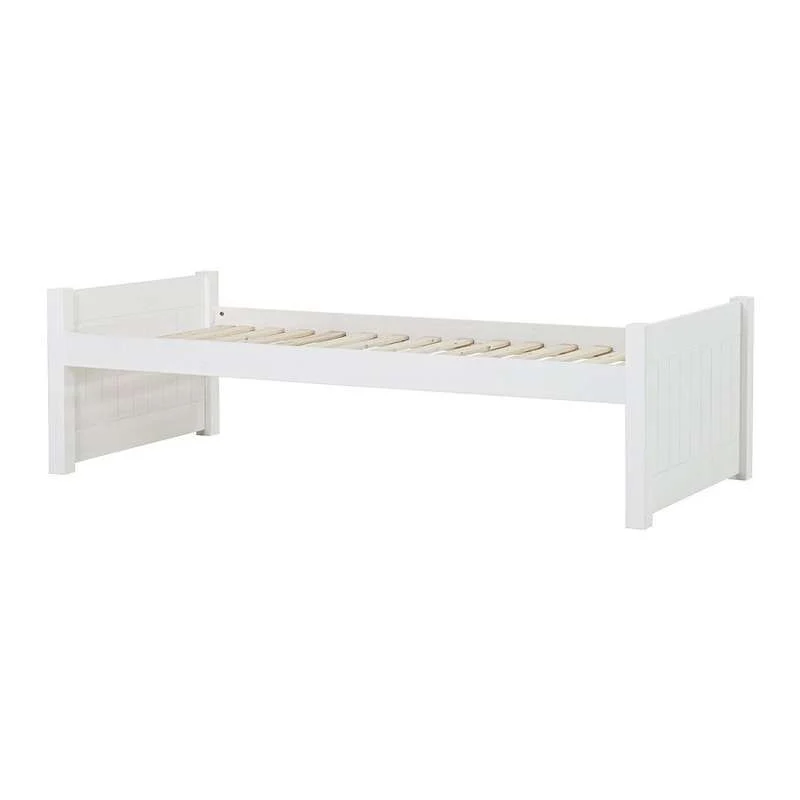 Hoppekids NOAH EXCLUSIEF - Juniorseng - 2 Mellem Gavle - 90x200cm - Hvid