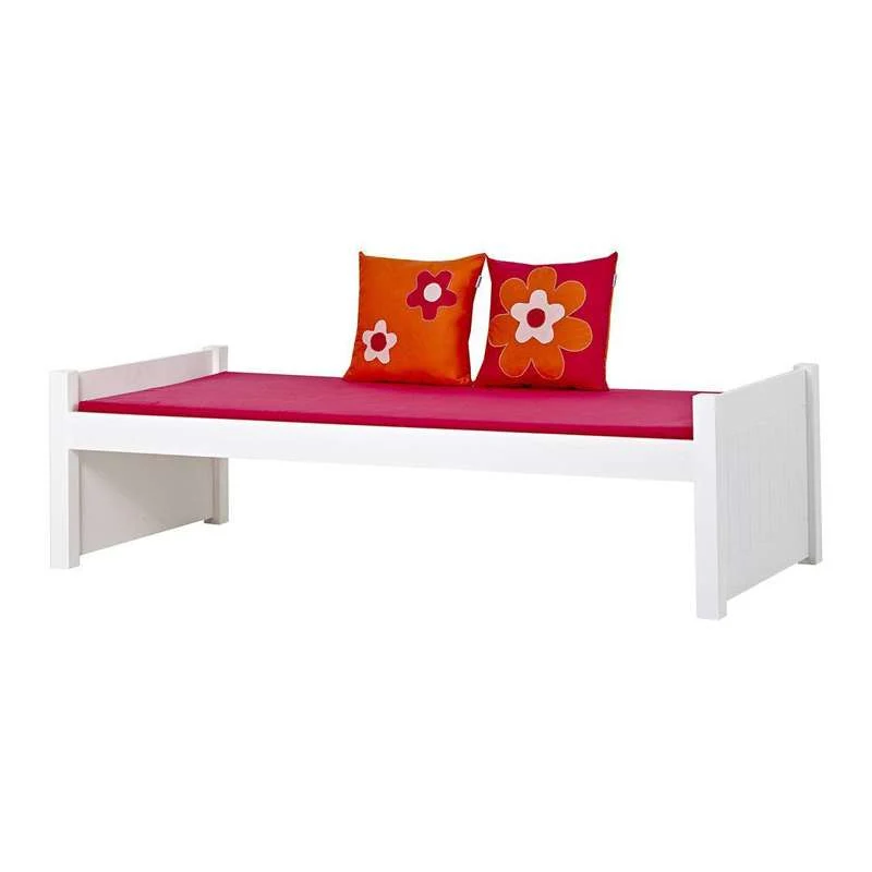 Hoppekids NOAH EXCLUSIEF - Juniorseng - 2 Mellem Gavle - 90x200cm - Hvid