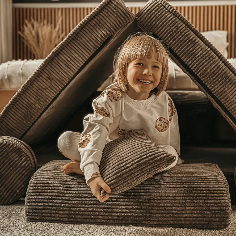 Modulaire bank voor kinderen – 10 elementen | Stijlvol
