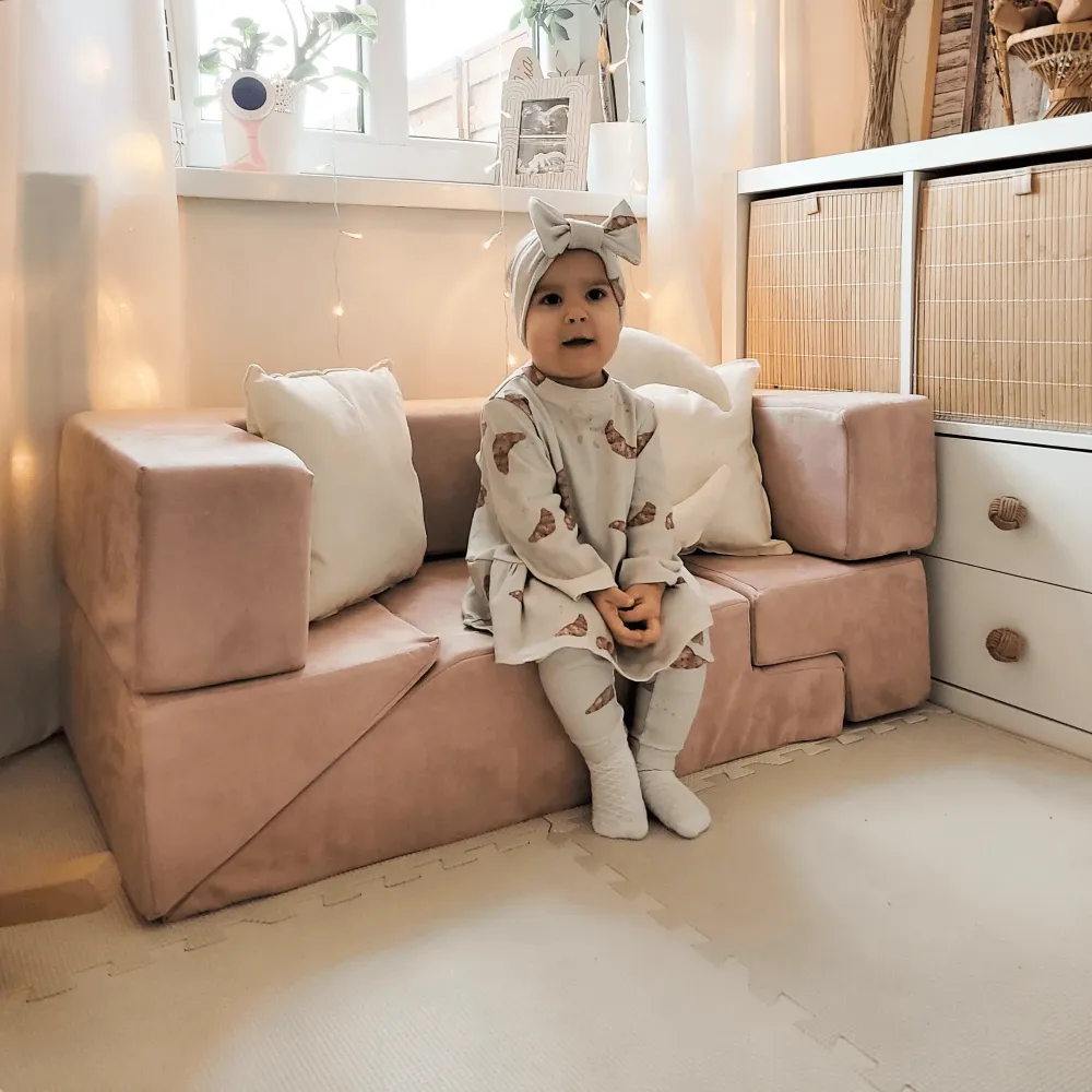 Modulaire Sofa voor Kind Bricks – 6 Elementen | Flueel