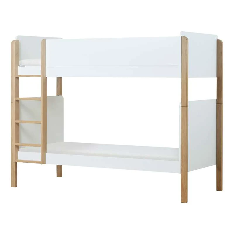 Hoppekids BLEND - 2-i-1 Køjeseng m. ECO Dream Madras - 90x200 cm - Egetræ