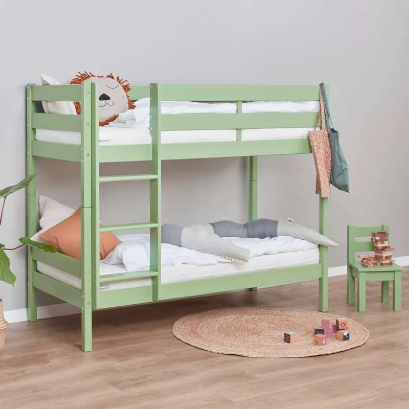 Hoppekids ECO Comfort - Stapelbed (Diverse Maten) - Pale Appelgroen