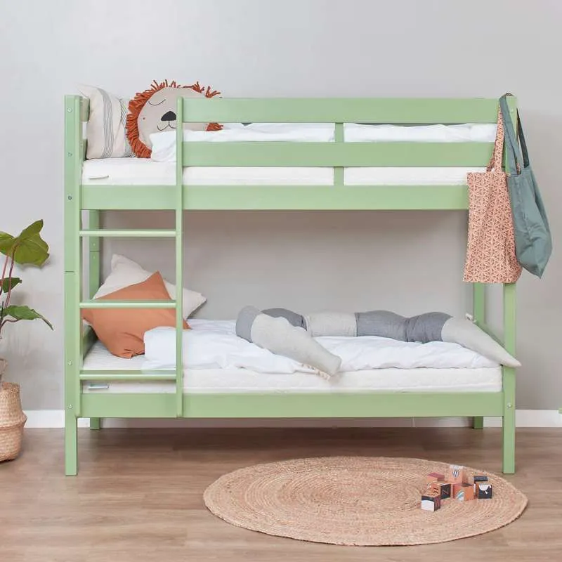 Hoppekids ECO Comfort - Stapelbed (Diverse Maten) - Pale Appelgroen