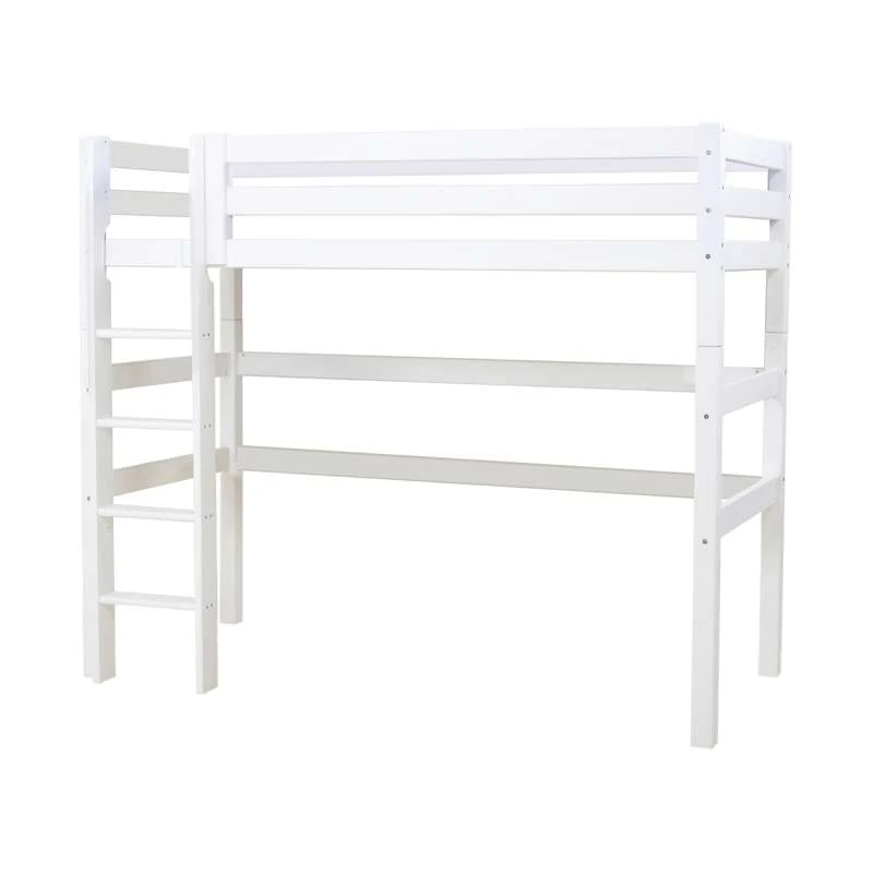 Hoppekids ECO Kostbaar - Hoogslaper - 90x200 cm. - Wit
