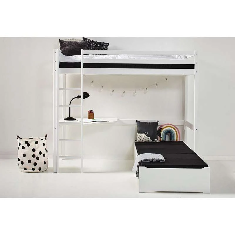 Hoppekids Madras til Lounge Modul - 80x200 cm. - 5-delt - Sort