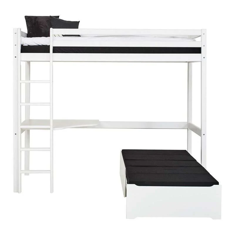 Hoppekids Madras til Lounge Modul - 80x200 cm. - 5-delt - Sort