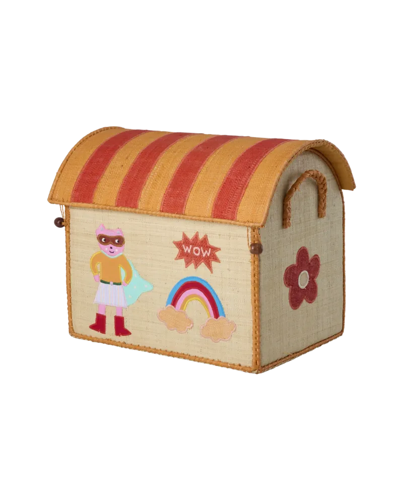 Bescheiden Raffia Storage House - Nature - Hero Theme