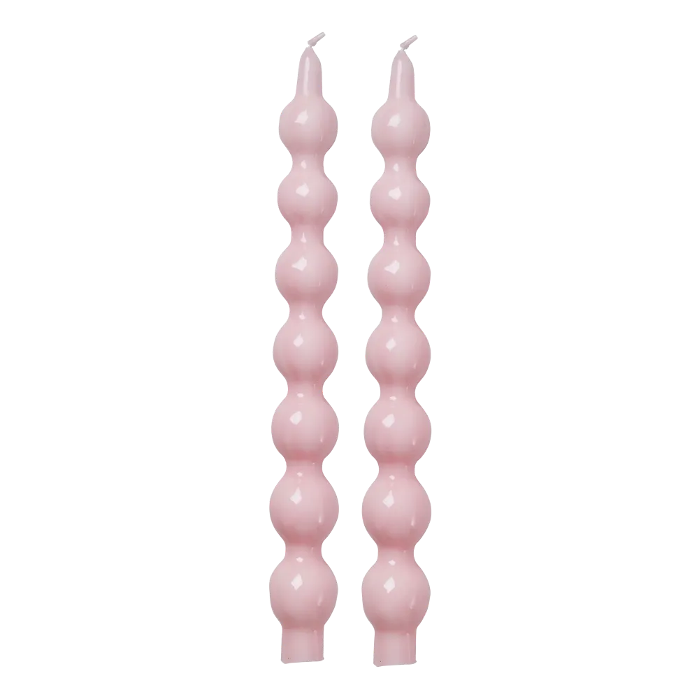 Candle - Soft Pink - set van twee
