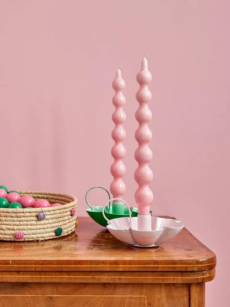 Candle - Soft Pink - set van twee