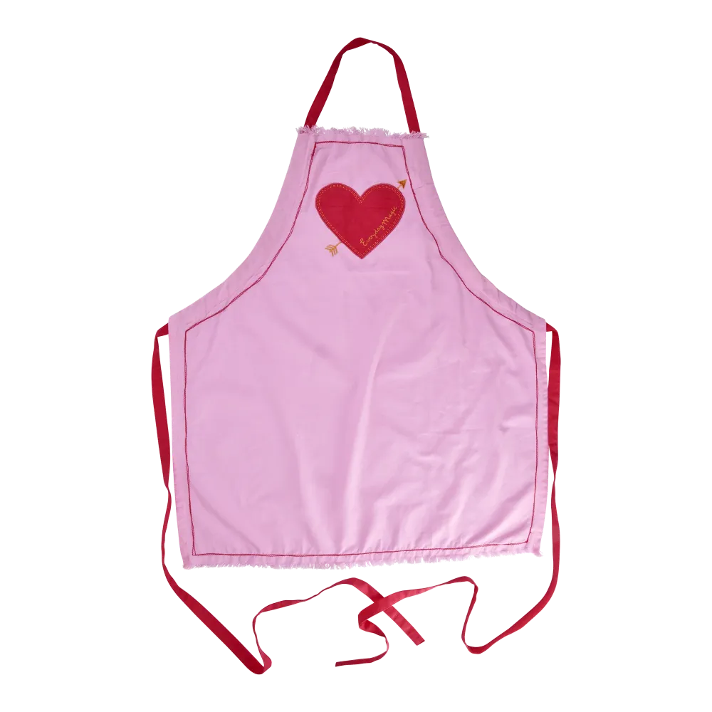 Cotton Apron - Fuchsia