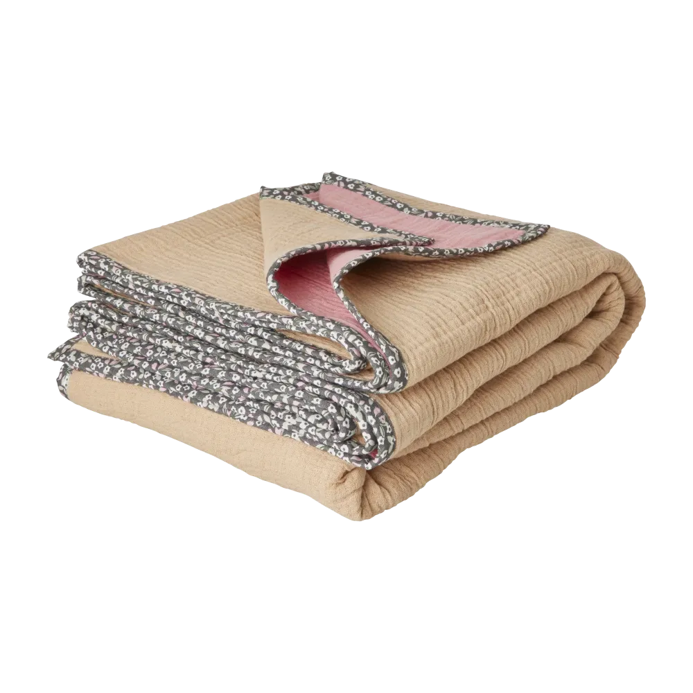 Educatief Verantwoord Katoenen Quilt - Sand