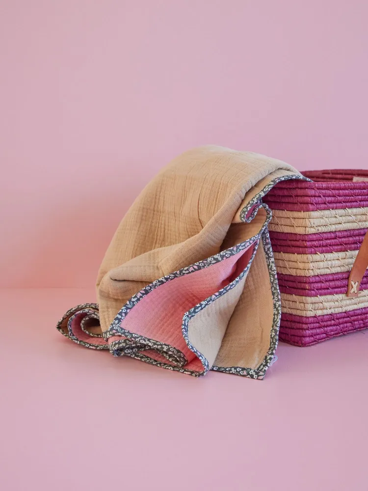 Educatief Verantwoord Katoenmix Quilt - Sand