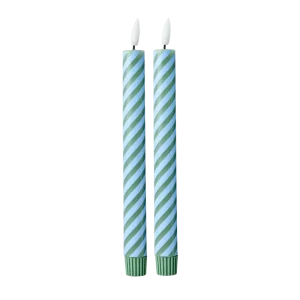 LED Candle - Blue - tweepak | Makkelijk Schoon te Maken