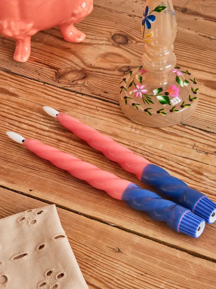 LED Candle - Lichtrood - 2-pack