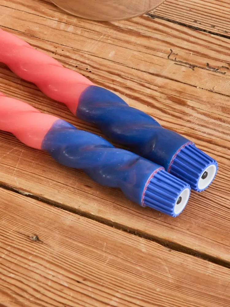 LED Candle - Lichtrood - 2-pack met Veiligheidsrand
