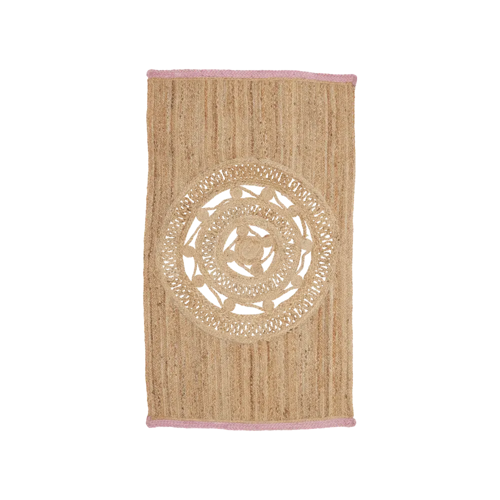 Premium Jute Runner - Blush