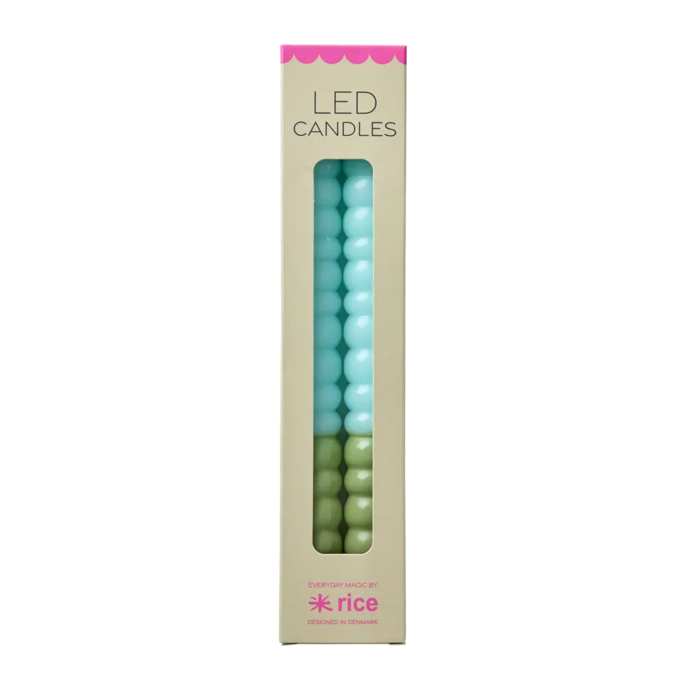 Premium LED Candle - Mint - set van twee