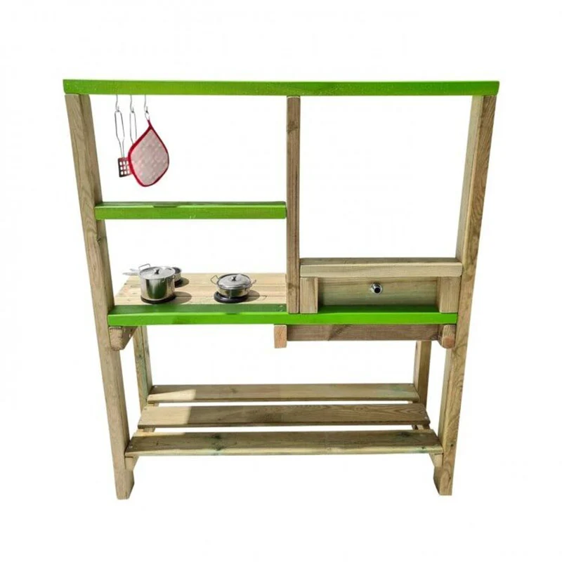 Veilig & Stevig Spicy outdoor houtsoort children's kitchen