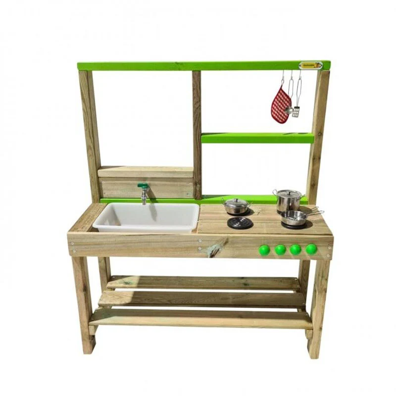 Veilig & Stevig Spicy outdoor houtsoort children's kitchen